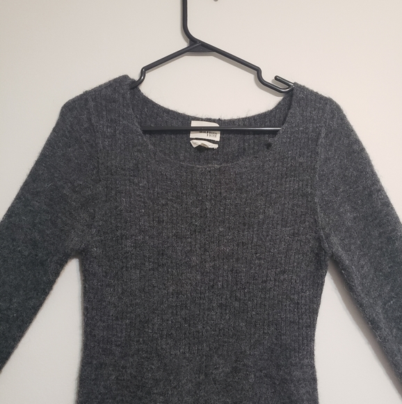 Aritzia Wilfred Free gray long sleeve sweater dress - Picture 3 of 8